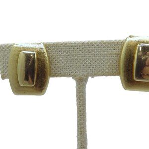 Vintage Napier Gold Tone Earrings/ Screw-Clip Back